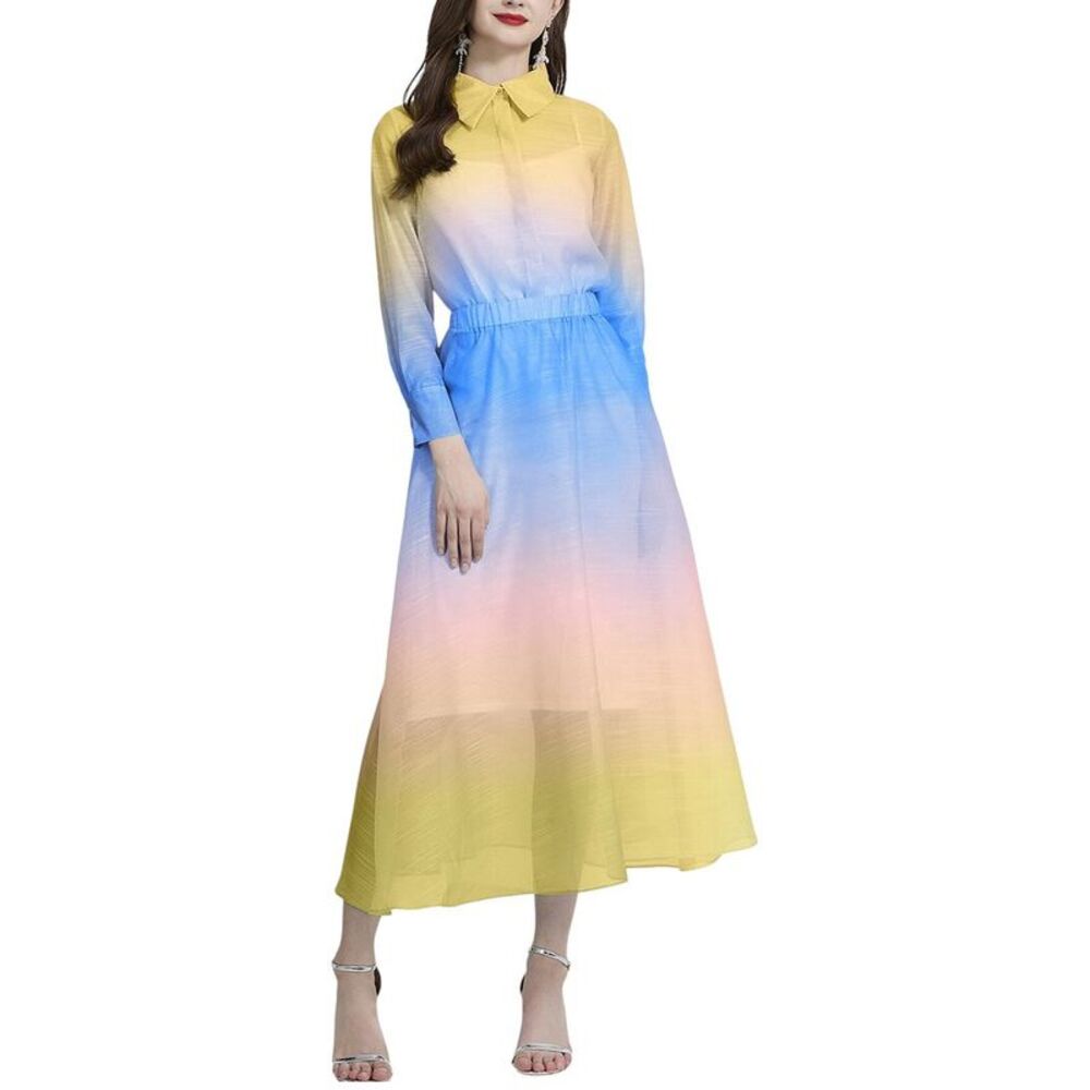 Elaine Womens 2Pc Shirt & Skirt Set